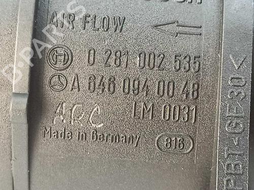 Mass air flow sensor MERCEDES-BENZ E-CLASS (W211) E 220 CDI (211.006) | BP10117906M95