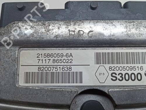 Engine control unit (ECU) RENAULT MEGANE II Saloon (LM0/1_) 1.6 16V (LM1R, LM0C) | BP7570744M57