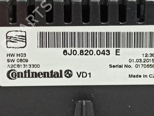 Climate control SEAT IBIZA IV (6J5, 6P1) 1.2 TSI | BP12849201I5