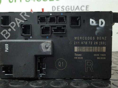 Comfort control module MERCEDES-BENZ E-CLASS (W211) E 320 CDI 4-matic (211.089) | BP2740883M56