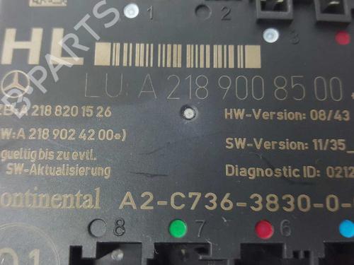 Comfort control module MERCEDES-BENZ E-CLASS (W212) E 220 CDI / BlueTEC (212.001, 212.002) | BP2738718M56