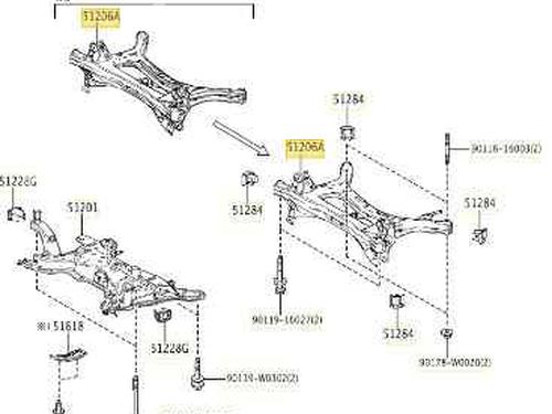 Used Rear axle TOYOTA COROLLA Hatchback (_E21_, _EA1_, _EH1_) 1.8 Hybrid (ZWE211) (98 hp) 30768194