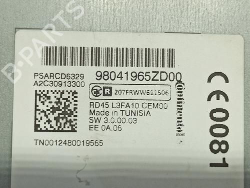 Radio CITROËN C-ELYSEE (DD_) 1.6 HDI 92 | BP16673914E6 