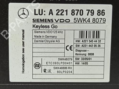 Electronic module MERCEDES-BENZ S-CLASS (W221, V221) S 320 CDI (221.022, 221.122) | BP17574371M83