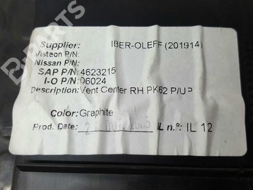 Air vent NISSAN NAVARA NP300 (D40) 2.5 dCi 4WD (D40TT, D40T, D40M, D40BB) | BP11639086I21 