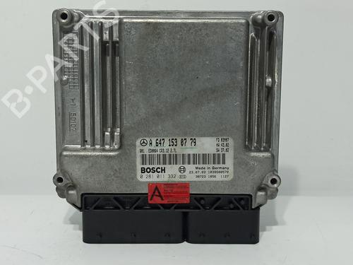 Computer motormanagement MERCEDES-BENZ E-CLASS (W211) E 270 CDI (211.016) (177 hp) 11716374