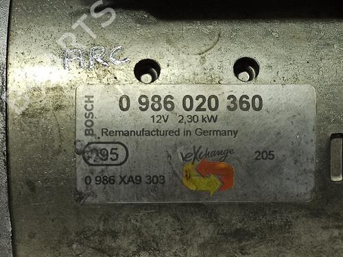 Startmotor MERCEDES-BENZ S-CLASS (W220, V220) S 400 CDI (220.028, 220.128) | BP22708612M8