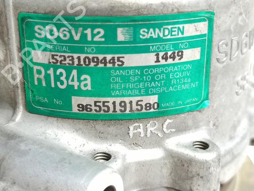AC Kompressor PEUGEOT 206 Hatchback (2A/C) 1.4 16V | BP26655766M34 