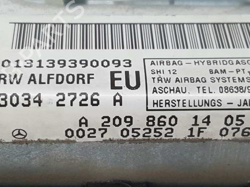 Right door airbag MERCEDES-BENZ CLK (C209) CLK 220 CDI (209.308) | BP11423761C51