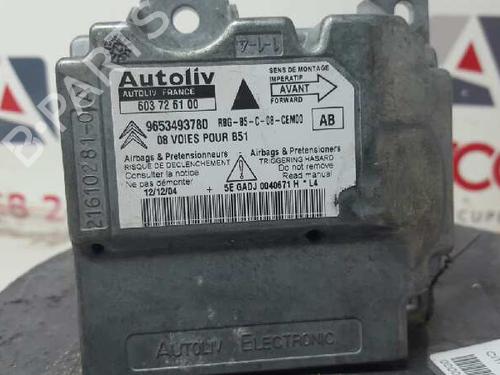 Kollisjonspute styreenhet CITROËN C4 I (LC_) 1.6 HDi (109 hp) 2734048