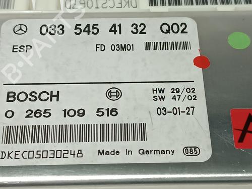Control unit MERCEDES-BENZ E-CLASS (W211) E 270 CDI (211.016) | BP16674450M11
