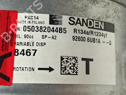 AC compressor NISSAN JUKE (F16_) 1.0 | BP29873542M34