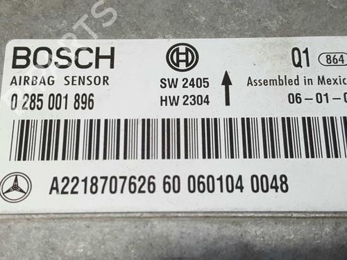 Airbag Kit MERCEDES-BENZ S-CLASS (W221, V221) S 320 CDI (221.022, 221.122) | BP3675993C86 