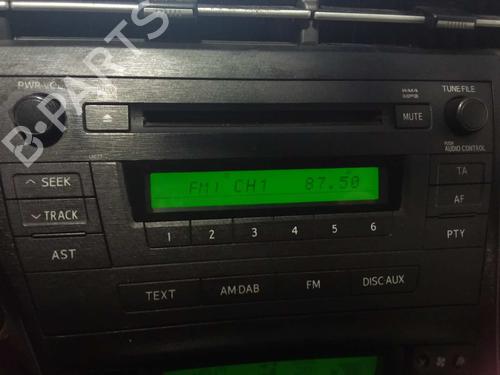 Radio TOYOTA PRIUS (_W3_) 1.8 Hybrid (ZVW3_) | BP4496441E6 