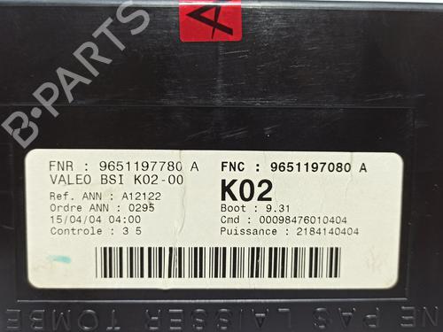 Fuse box PEUGEOT 307 (3A/C) 1.6 16V | BP15731835E1