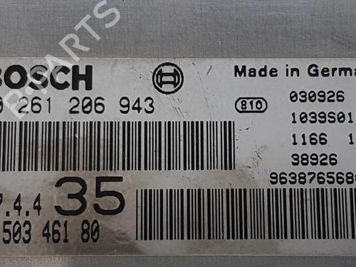 Engine control unit (ECU) PEUGEOT 307 (3A/C) 1.6 16V | BP5315456M57 