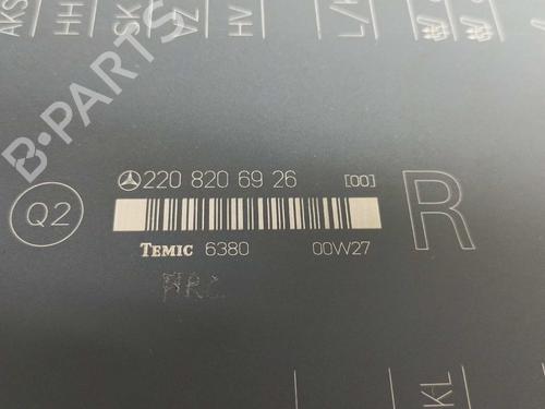 Control unit MERCEDES-BENZ S-CLASS (W220, V220) S 320 CDI (220.026, 220.126) | BP7849784M11 
