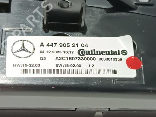 Climate control MERCEDES-BENZ V-CLASS (W447) V 250 CDI / d 4-matic (447.811, 447.813) | BP24459966I5 