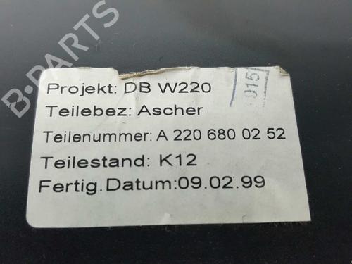 Ashtray MERCEDES-BENZ S-CLASS (W220) S 500 (220.075, 220.175, 220.875) | BP14531870I30 