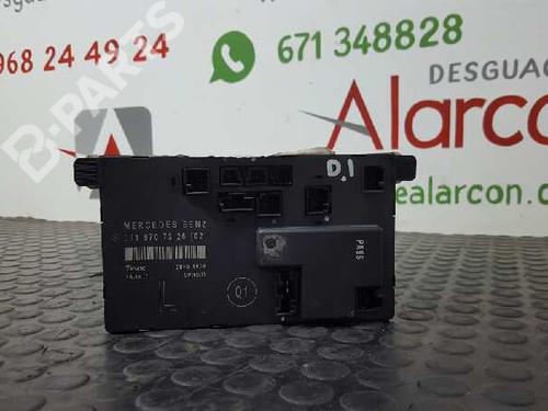 Comfort control module MERCEDES-BENZ E-CLASS (W211) E 320 CDI 4-matic (211.089) (224 hp) 2756135