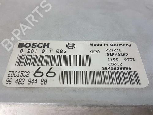 Engine control unit (ECU) PEUGEOT 206 Hatchback (2A/C) 2.0 HDI 90 | BP6326172M57 
