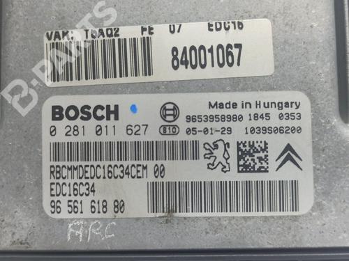 Engine control unit (ECU) PEUGEOT 307 (3A/C) 1.6 HDi 110 | BP11057801M57 