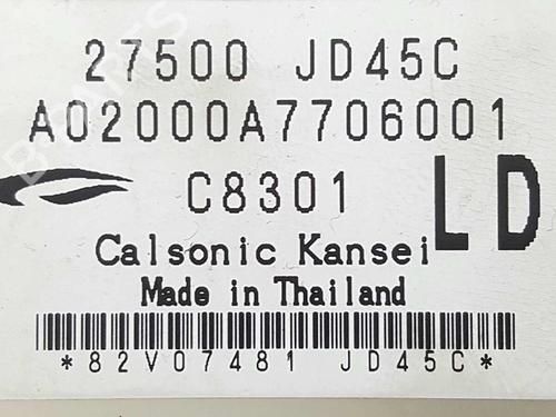 Climate control NISSAN QASHQAI I (J10, NJ10) 1.5 dCi | BP2745402I5 