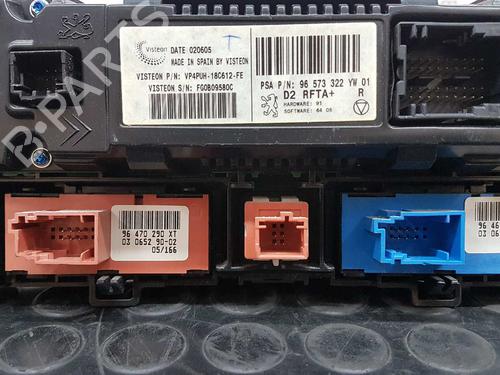 Climate control PEUGEOT 407 (6D_) 2.0 HDi 135 (6DRHRH, 6DRHRE, 6DRHRG, 6DRHRJ) | BP2731704I5
