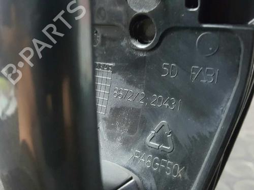 Rear right exterior door handle PEUGEOT 208 I (CA_, CC_) 1.6 HDi | BP2755831C130 