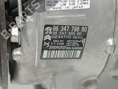 AC compressor PEUGEOT 2008 I (CU_) 1.2 THP 130 / PureTech 130 | BP27332920M34