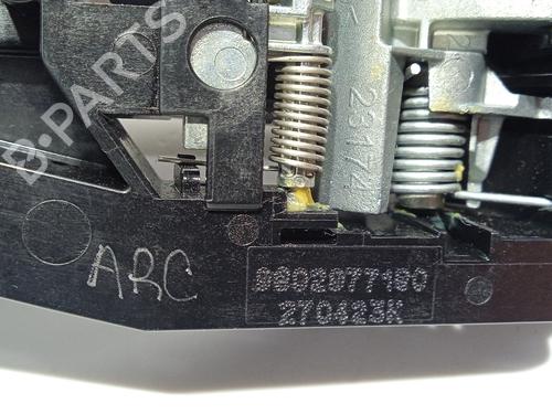 Rear right exterior door handle PEUGEOT 2008 I (CU_) 1.2 THP 130 / PureTech 130 | BP23140760C130
