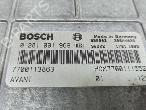 Engine control unit (ECU) RENAULT MEGANE I (BA0/1_) 1.9 dTi (BA08, BA0N) | BP7164592M57 