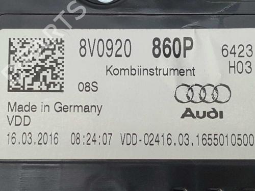 Instrument cluster AUDI A3 Sportback (8VA, 8VF) 1.6 TDI | BP3675870C47 