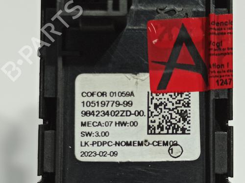Left front window switch CITROËN C5 AIRCROSS (A_) 1.2 PureTech 130 (ARHNSJ) | BP24018610I27