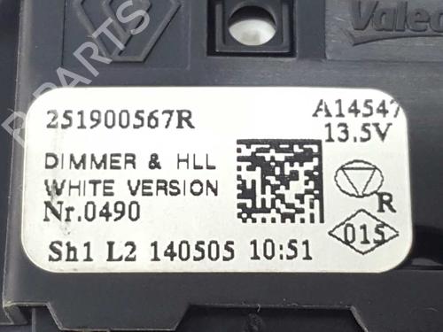 Headlight switch RENAULT SCÉNIC III (JZ0/1_) 1.5 dCi | BP14533391I24