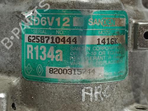 AC compressor RENAULT KANGOO (KC0/1_) 1.5 dCi (KC08, KC09) | BP13396054M34
