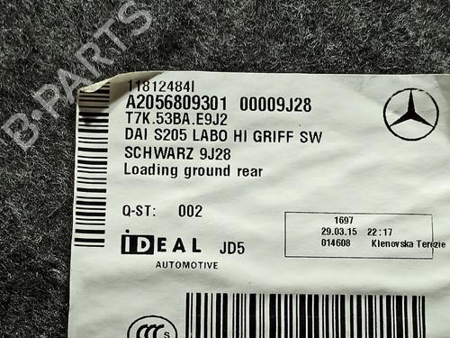 Bagagerumsgulv MERCEDES-BENZ C-CLASS T-Model (S205) C 200 d (205.207) | BP21126850I33