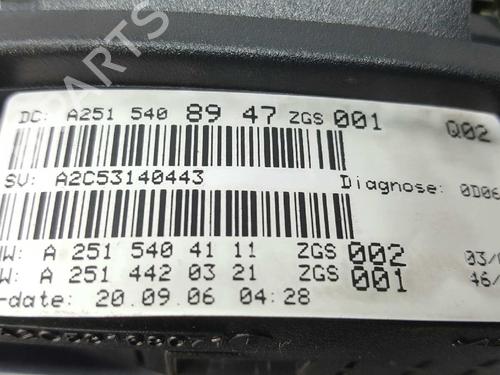 Instrument cluster MERCEDES-BENZ M-CLASS (W164) ML 320 CDI 4-matic (164.122) | BP3143732C47