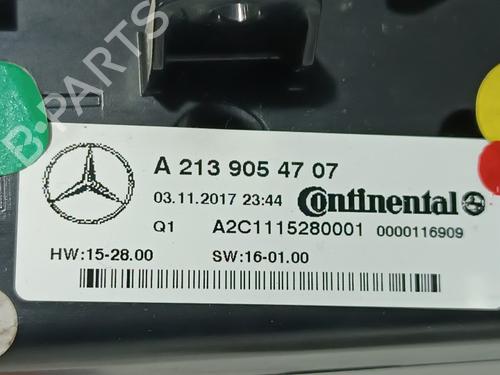 Climate control MERCEDES-BENZ E-CLASS (W213) E 220 d 4-matic (213.005) | BP23953402I5 