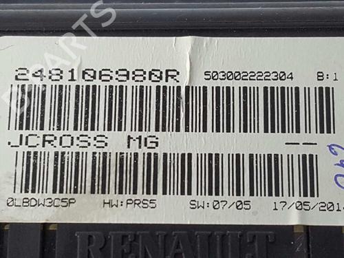 Instrument cluster RENAULT SCÉNIC III (JZ0/1_) 1.5 dCi | BP3175982C47