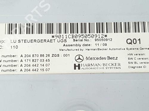 Electronic module MERCEDES-BENZ E-CLASS Coupe (C207) E 350 CDI (207.322) | BP6004373M83
