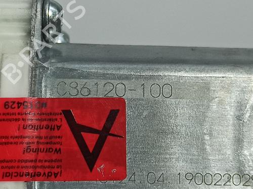 Front left window mechanism OPEL ASTRA K (B16) 1.4 Turbo (68) | BP11178242C22 