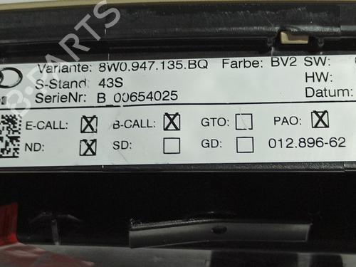 Kabinelys AUDI A4 B9 (8W2, 8WC) 2.0 TDI | BP23437069I8 