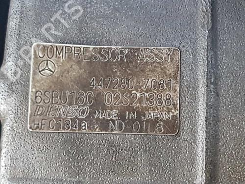 AC compressor MERCEDES-BENZ E-CLASS (W212) E 200 CDI / BlueTEC (212.005, 212.006) | BP7990508M34 