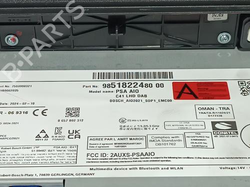 Electronic module CITROËN C4 III (BA_, BB_, BC_) 1.2 PureTech 130 (BAHNSA, BAHNSB) | BP28007822M83  - Image 8