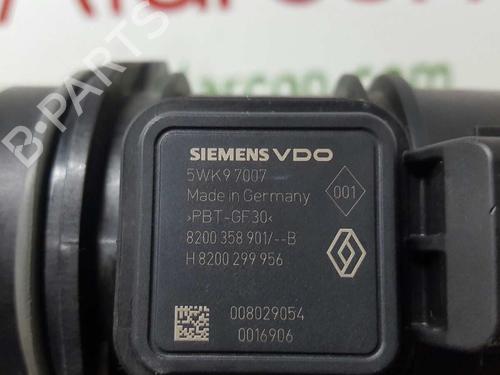 Mass air flow sensor RENAULT CLIO III (BR0/1, CR0/1) 1.5 dCi (C/BR0G, C/BR1G) | BP2745168M95