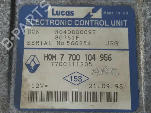 Engine control unit (ECU) RENAULT CLIO II (BB_, CB_) 1.9 D (B/CB0E, BB0J) | BP7907559M57