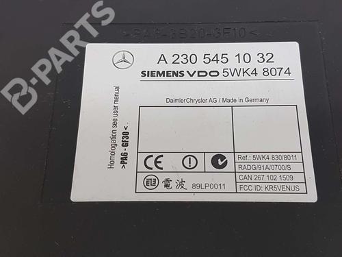 Comfort control module MERCEDES-BENZ S-CLASS (W220, V220) S 320 (220.065, 220.165) | BP6698813M56 