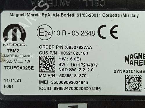 Electronic module JEEP COMPASS (MP, M6, MV, M7) 1.3 | BP29601861M83 