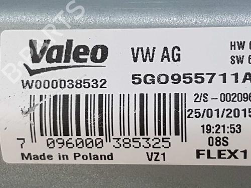 Rear wiper motor VW GOLF VII (5G1, BQ1, BE1, BE2) 1.4 GTE Hybrid | BP5640599M102